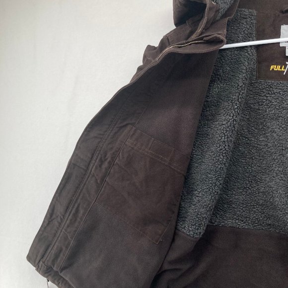 Carhartt Women's Caldwell Brown Full Swing Hooded Zip-up Jacket XL (16/18) NWT - Picture 6 of 12